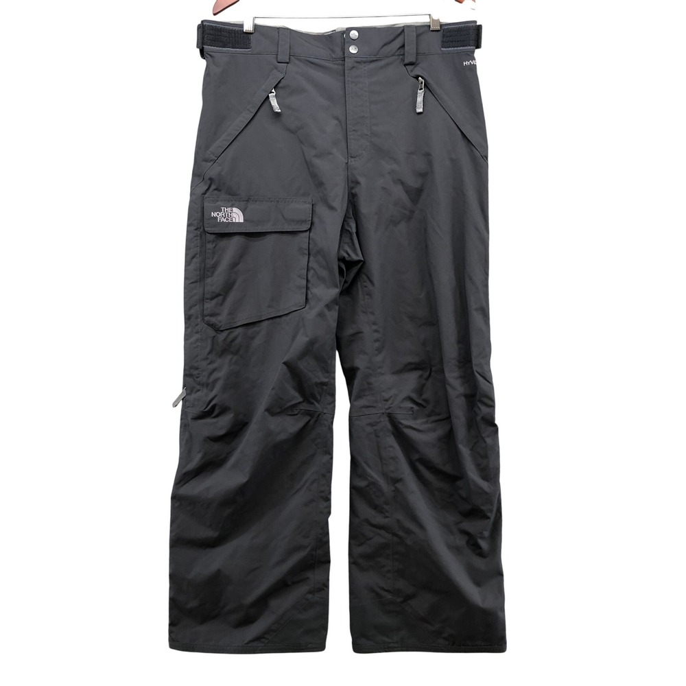 The North Face Snow Pants Mens Large Gray HyVent Waterproof Cargo F09 AHJK